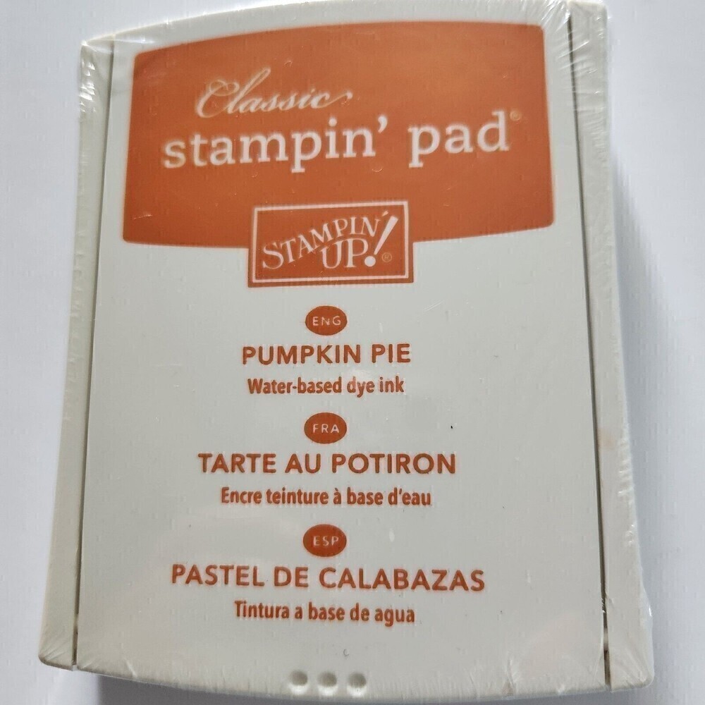 Stampin’ Up Pumpkin Pie Classic Stamp Ink Pad SEALED Orange New